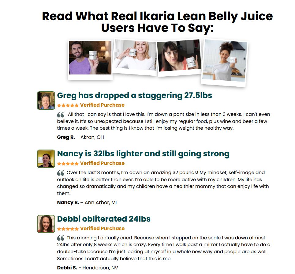 Ikaria Lean Belly Juice for Weight Loss and Health