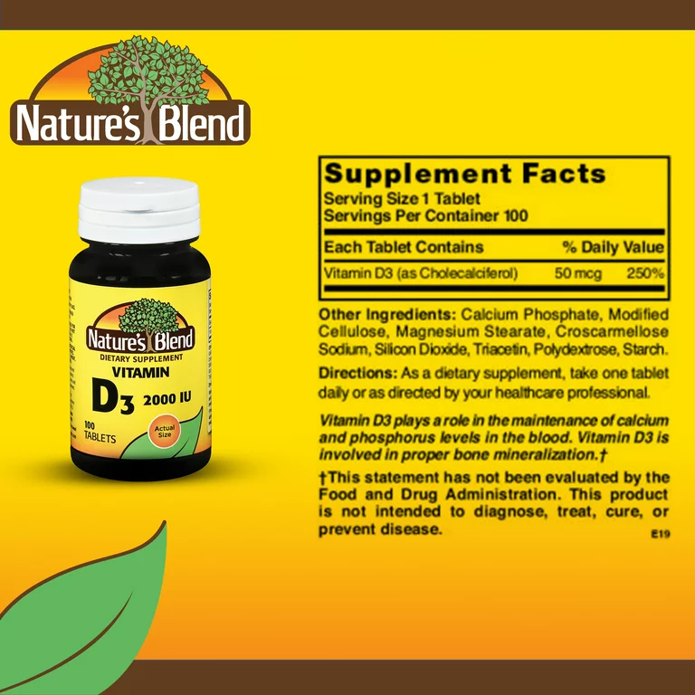 Nature's Blend Vitamin D3 Review in 2024