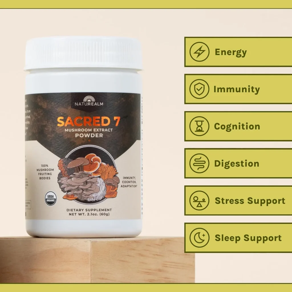 What Are the Key Benefits Sacred 7 Mushroom Extract Powder?